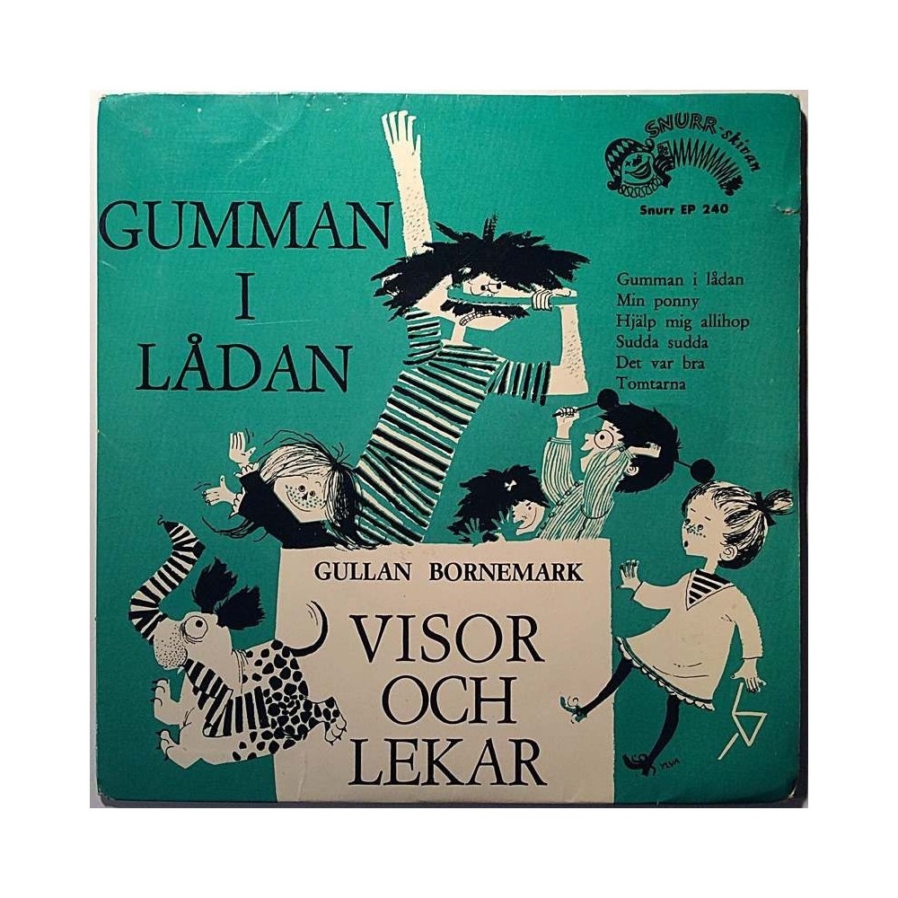 Gullan, Eva och Sven Bornemark 1960’s Snurr EP 240 Gumman I Lådan EP second hand single