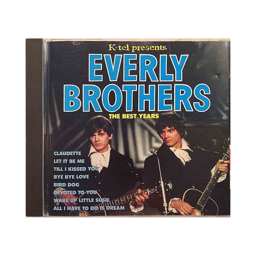 Everly Brothers: The Best Years  kansi EX levy EX Käytetty CD