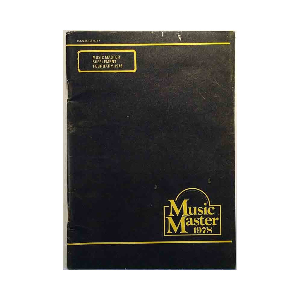 Music Master 1978 February Uudet äänitejulkaisut LP Casettes singles used magazine