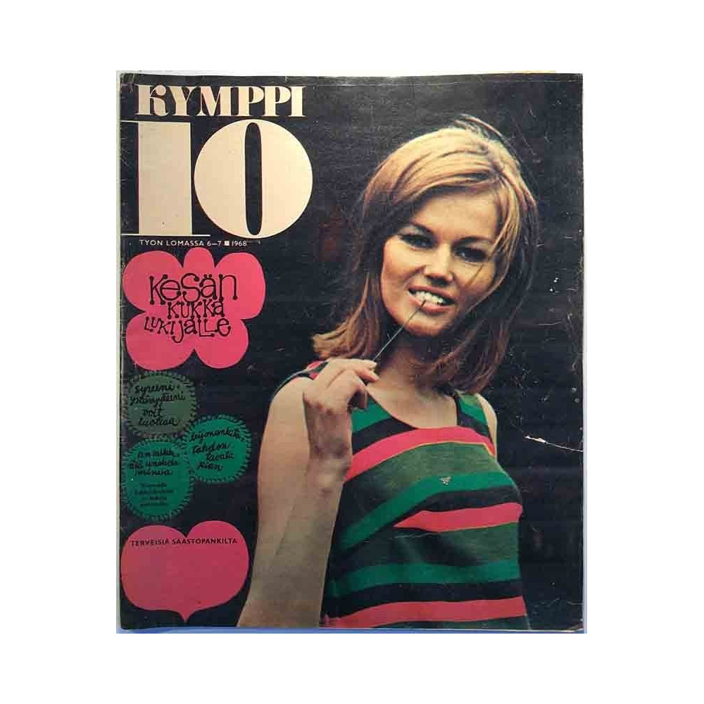 Kymppi 10 1968 6-7 Terveisiä Säästöpankilta used magazine