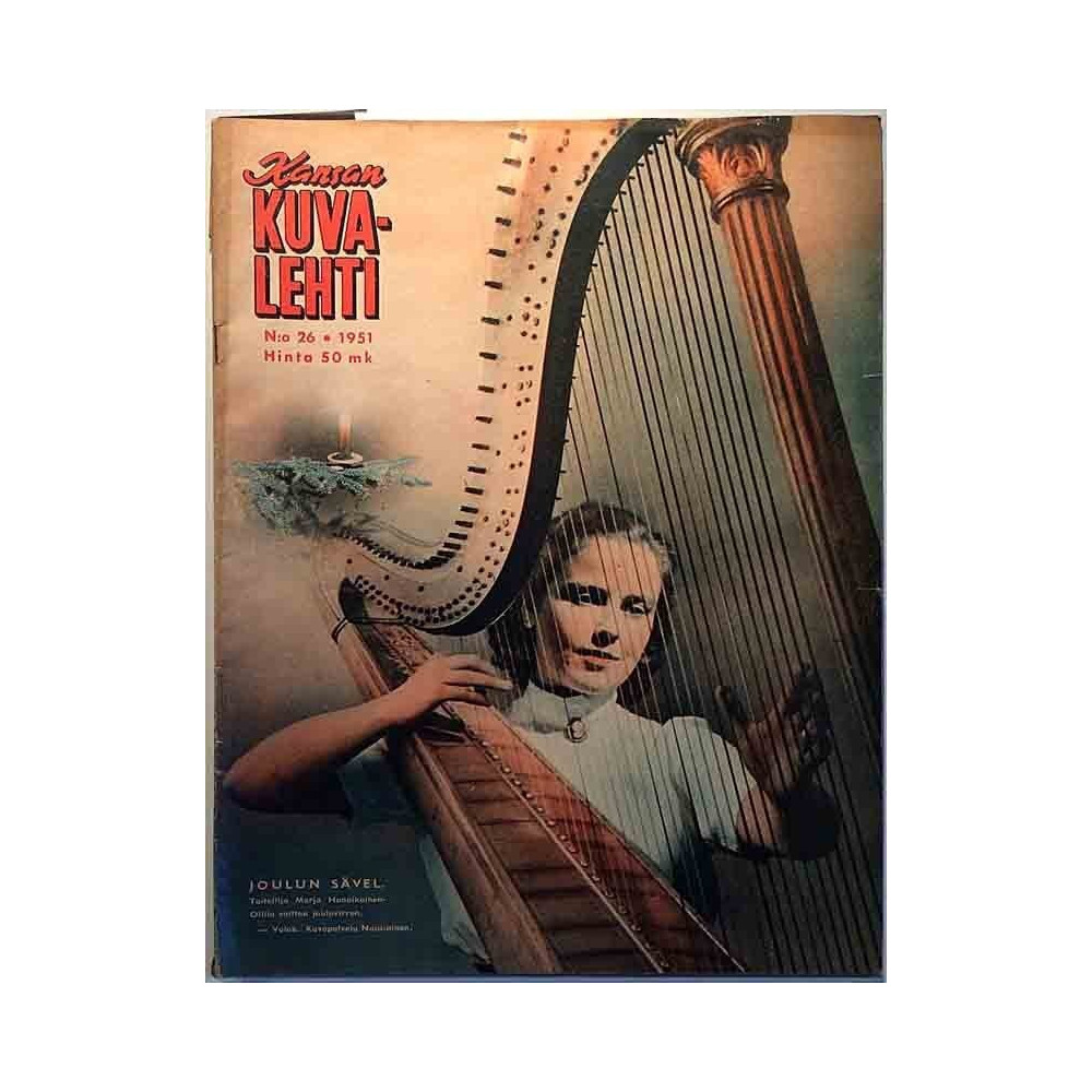 Kansan Kuvalehti 1951 N:o 26 Suomi Amerikassa begagnade magazine