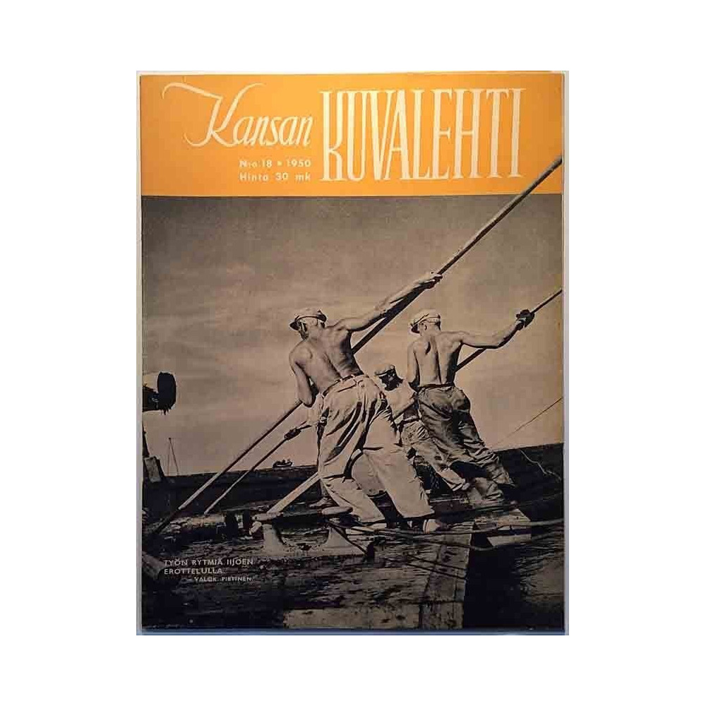 Kansan Kuvalehti 1950 N:o 18 Takakannen tietokilpailu, mitä rakennuksia? used magazine