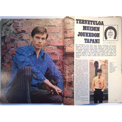 Suosikki 1967 12 2 kuvaa leikattu sivuilta 3-6 begagnade magazine musik