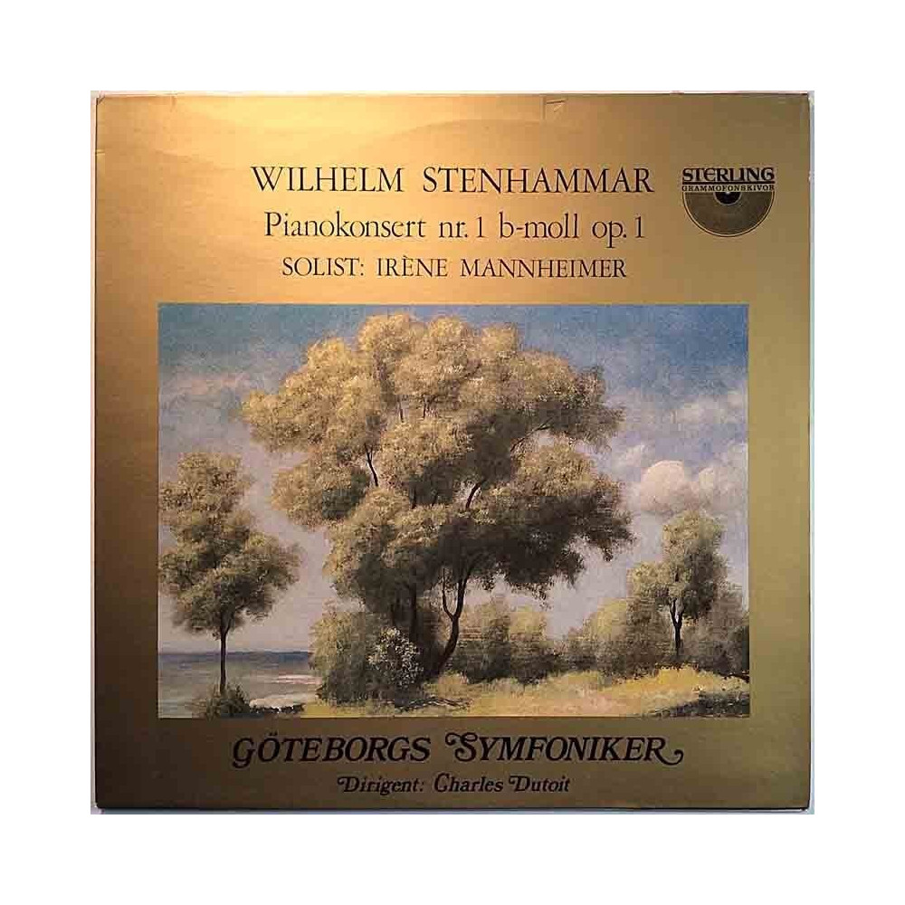 Stenhammar Wilhelm 1977 S-1004 Pianokonsert Nr. 1 B-Moll, Op. 1 Begagnat LP