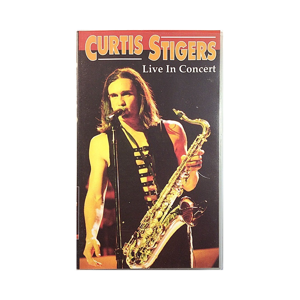 Stiger Curtis: Live in Concert kansipaperi EX VHS-kasetin kunto EX VHS video