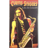 Stiger Curtis: Live in Concert kansipaperi EX VHS-kasetin kunto EX VHS video