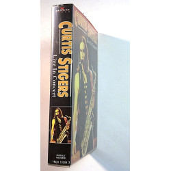 Stiger Curtis: Live in Concert kansipaperi EX VHS-kasetin kunto EX VHS video