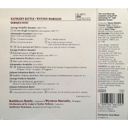 Kathleen Battle • Wynton Marsalis: Baroque Duet kansivihko EX CD:n kunto EX Käytetty CD