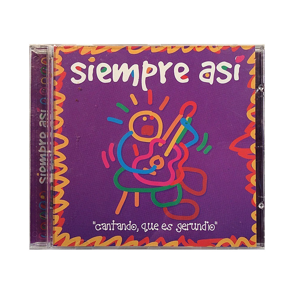 Siempre Así: Cantando, Que Es Gerundio kansivihko EX CD:n kunto EX Käytetty CD