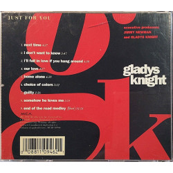 Knight Gladys 1994 MCAD-10946 Just For You Used CD