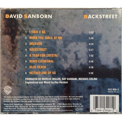 Sanborn David 1983 923 906-2 Backstreet Used CD