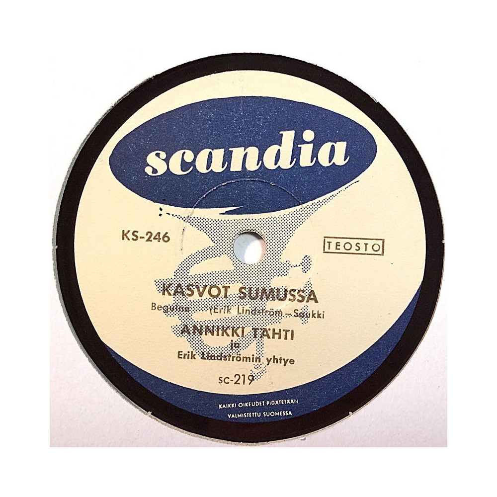 Tähti Annikki 1956 KS-246 Kasvot sumussa / Viisi ruusua sinulle stenkaka 78-varvare