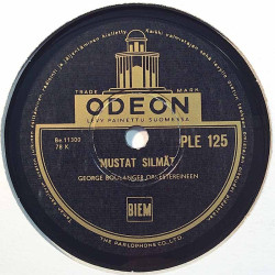 Malmsten Georg 1940’s PLE 125 Surullinen sunnuntai / Mustat silmät stenkaka 78-varvare