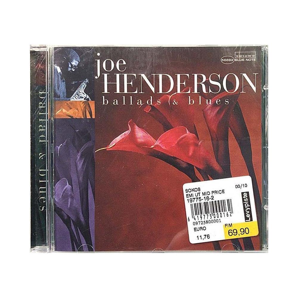 Henderson Joe: Ballads And Blues  kansi EX levy EX Käytetty CD