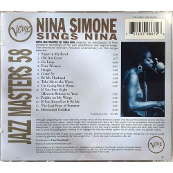 Simone Nina 1964-66 529 867-2 Verve Jazz Masters Used CD