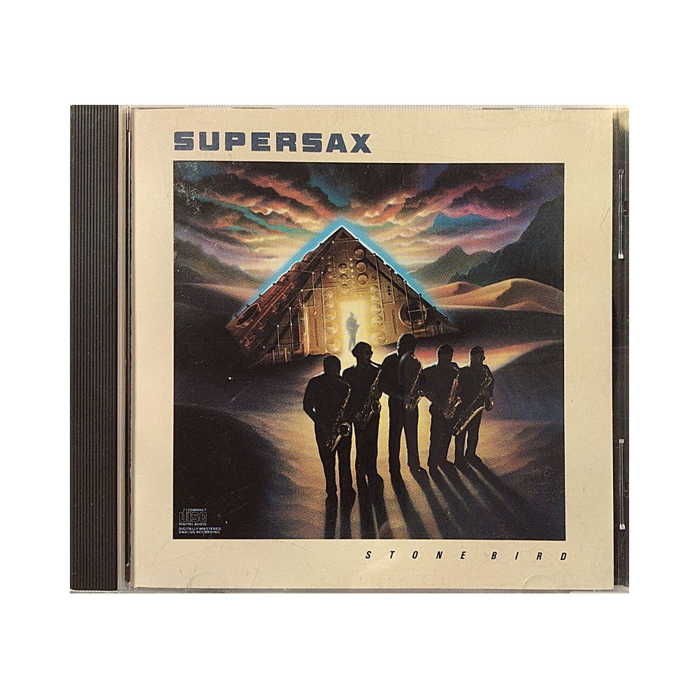 Supersax: Stone Bird  kansi EX levy EX Käytetty CD