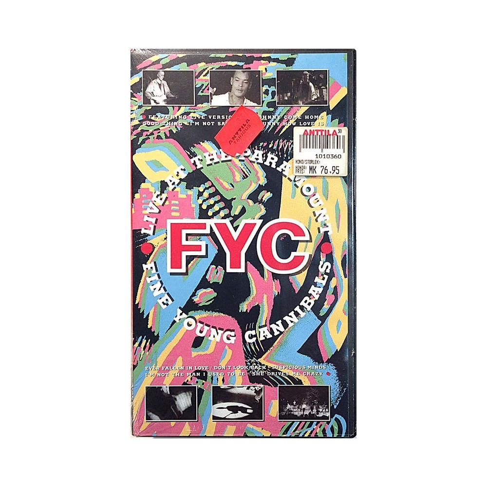 Fine Young Cannibals 1990 081 932.3 Live At The Paramount VHS video