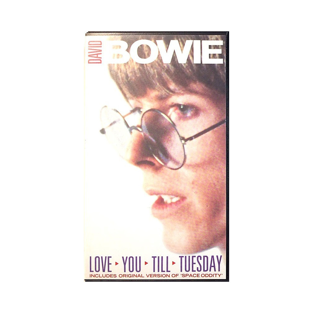 Bowie David: Love You Till Tuesday kansipaperi EX VHS-kasetin kunto EX VHS video