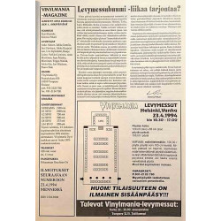Vinylmania : Pojat, ABSOLUUTTINEN Nollapiste - used magazine