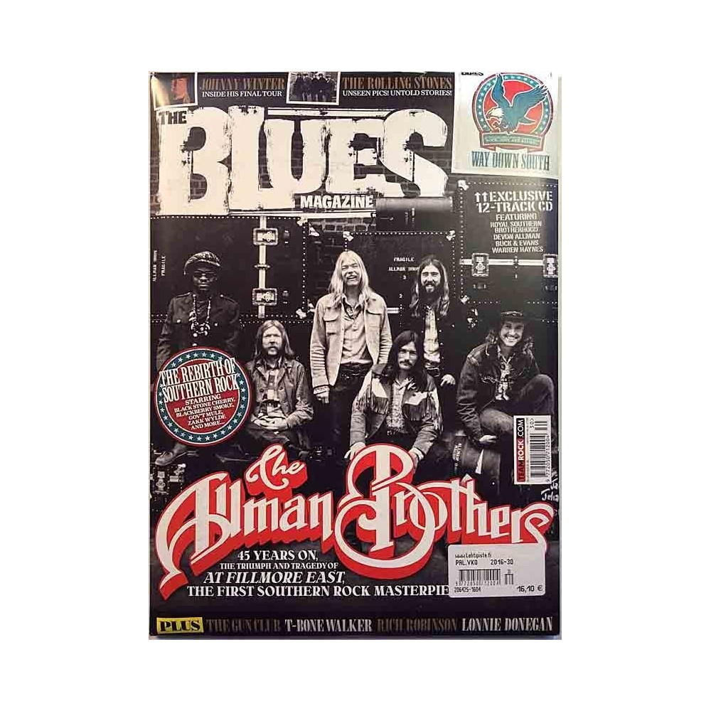 Blues Magazine : Allman Brothers, rebirth of Southern Rock - used magazine music