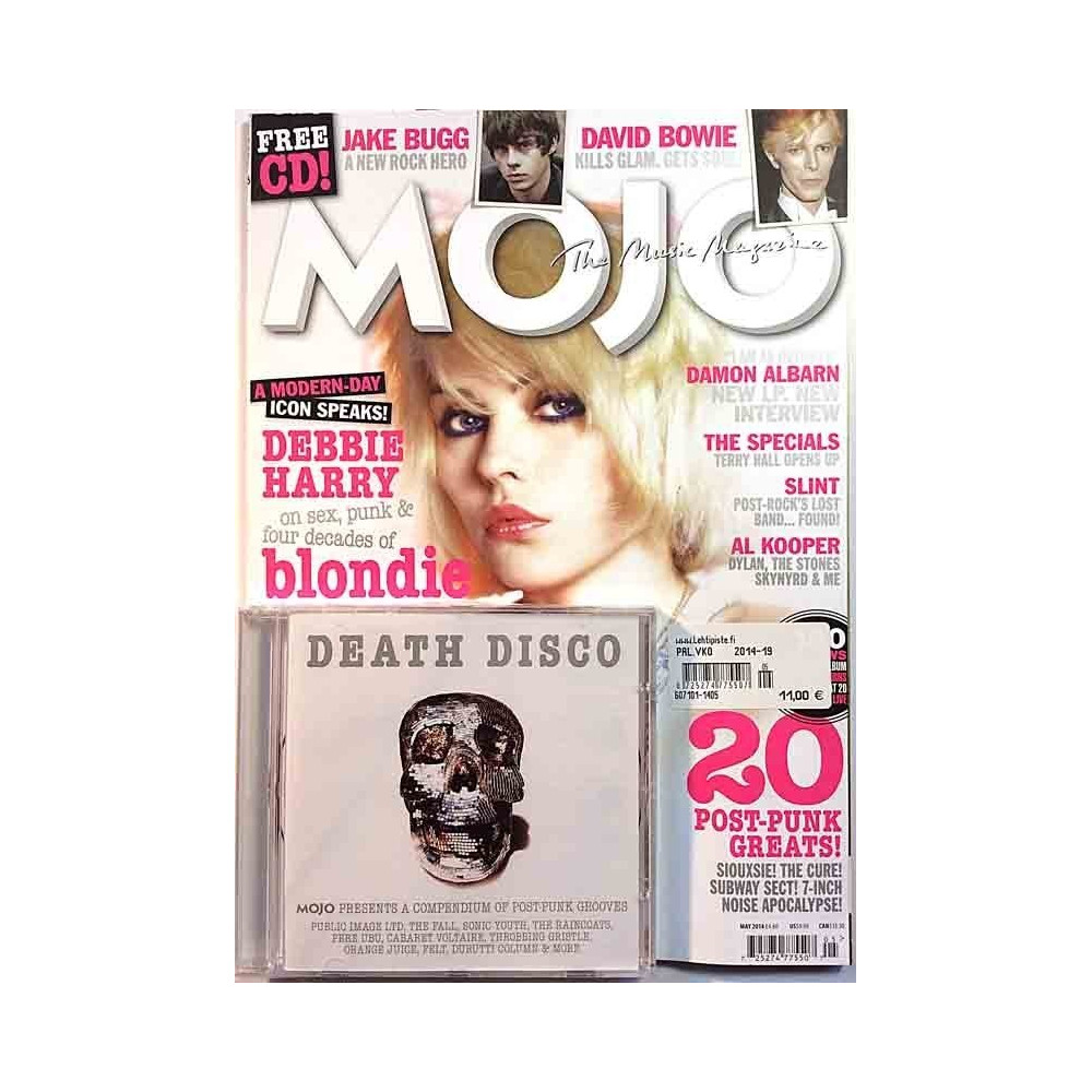 Mojo 2014 issue 246 May Debbie Harry, 20 post-punk greats! aikakauslehti