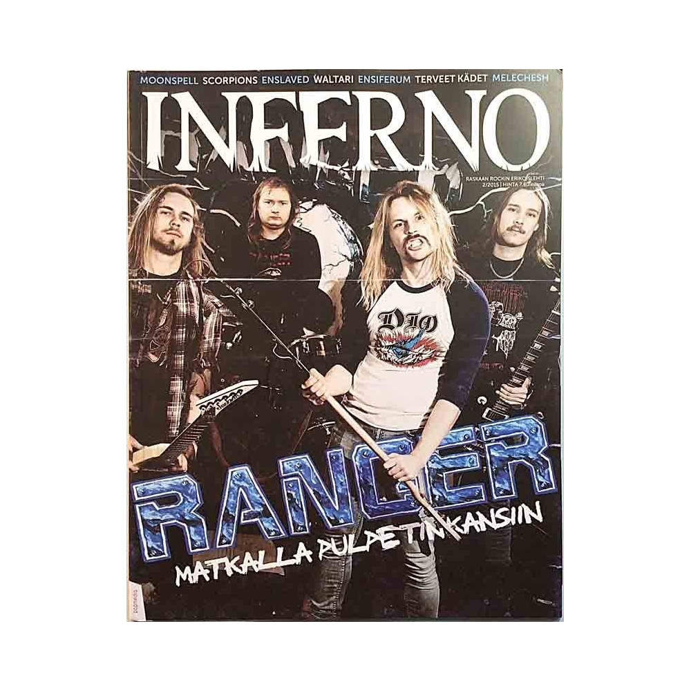 Inferno : Ranger matkalla pulpetinkansiin - used magazine music