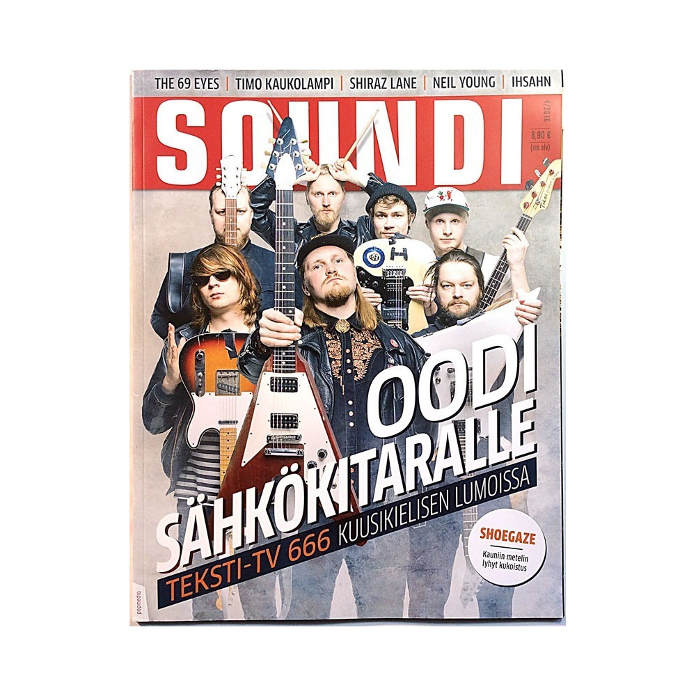 Soundi : Oodi söhkökitaralle - used magazine music