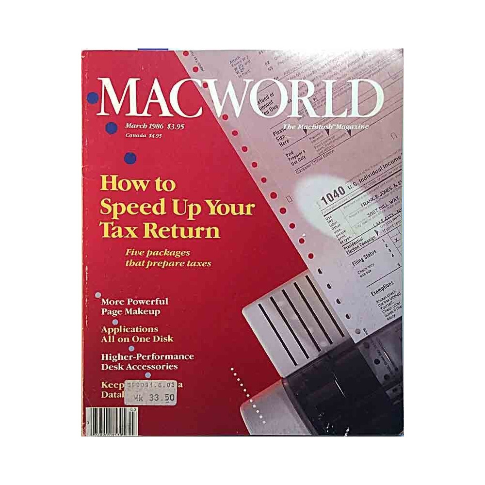 Macworld Macintosh Magazine : How to Speed Up Your Tax Return - used magazine