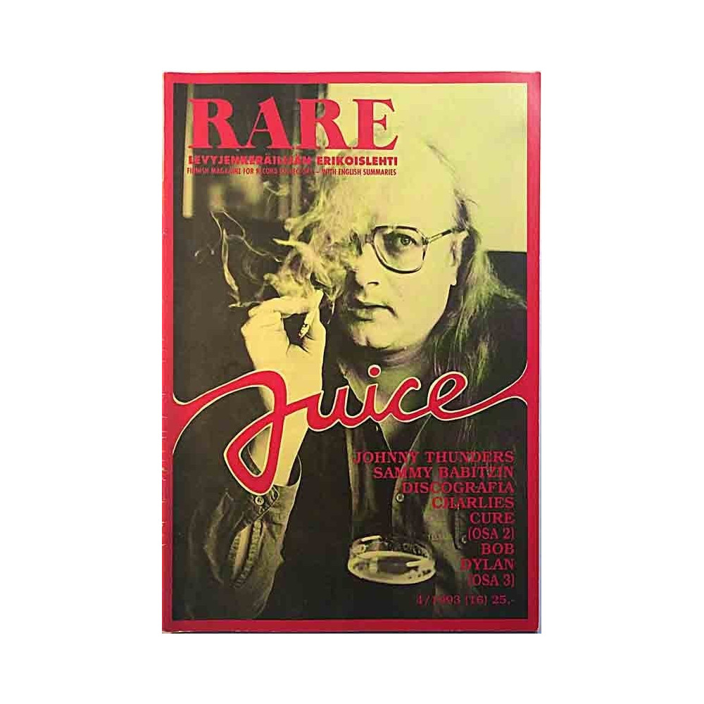 RARE : Juice Leskinen, Johnny Thunders, Charlies - begagnade magazine