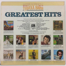Herb Alpert & Tijuana Brass :  Greatest Hits  1970 60L A & M tuotelaji: KLP
