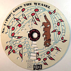 Reikäkorttilevy 7-tuumainen 1958  No. 4 Pop! Goes The Weasel second hand single