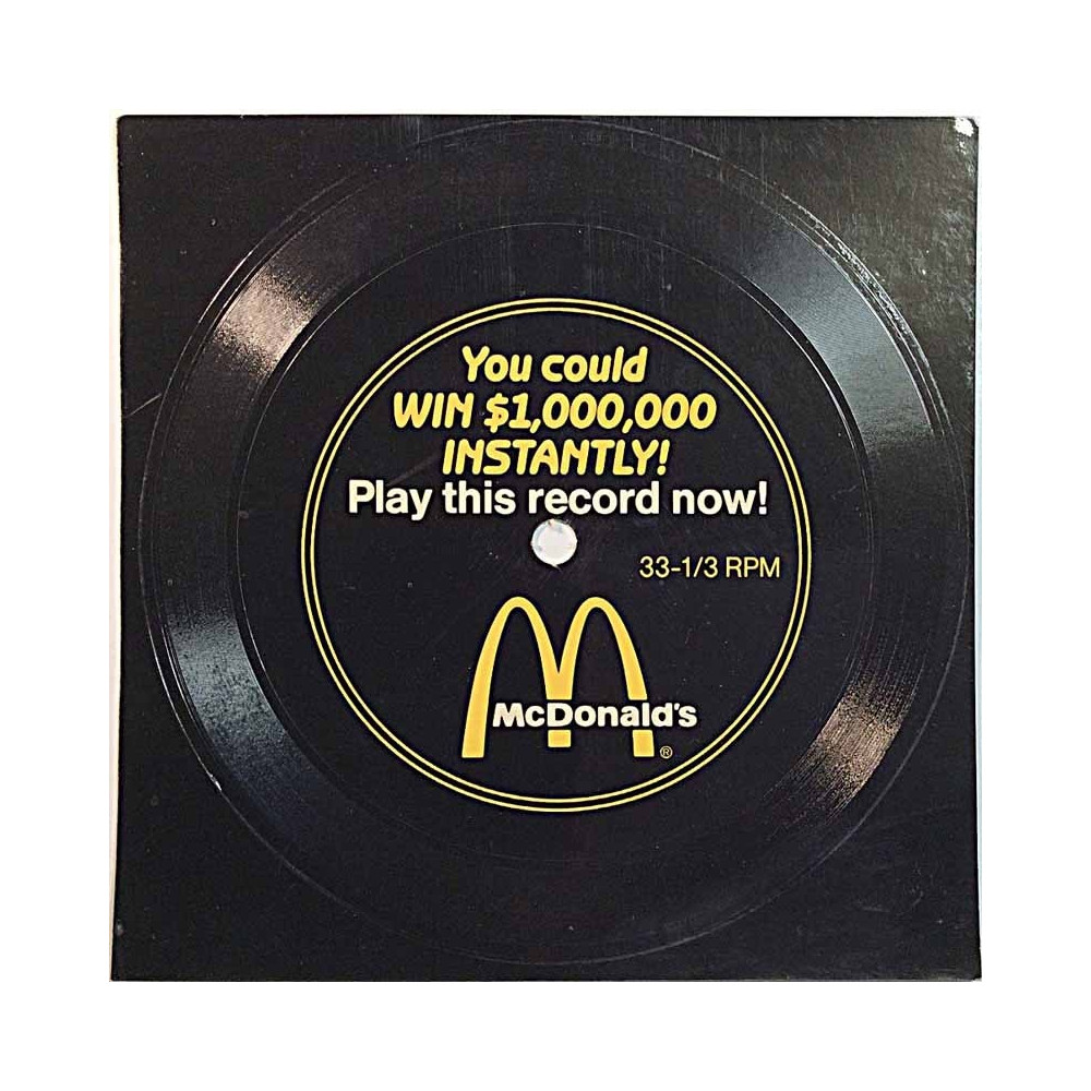 Play this records now! 1988  You could WIN $1.000.000 instantly! second hand single