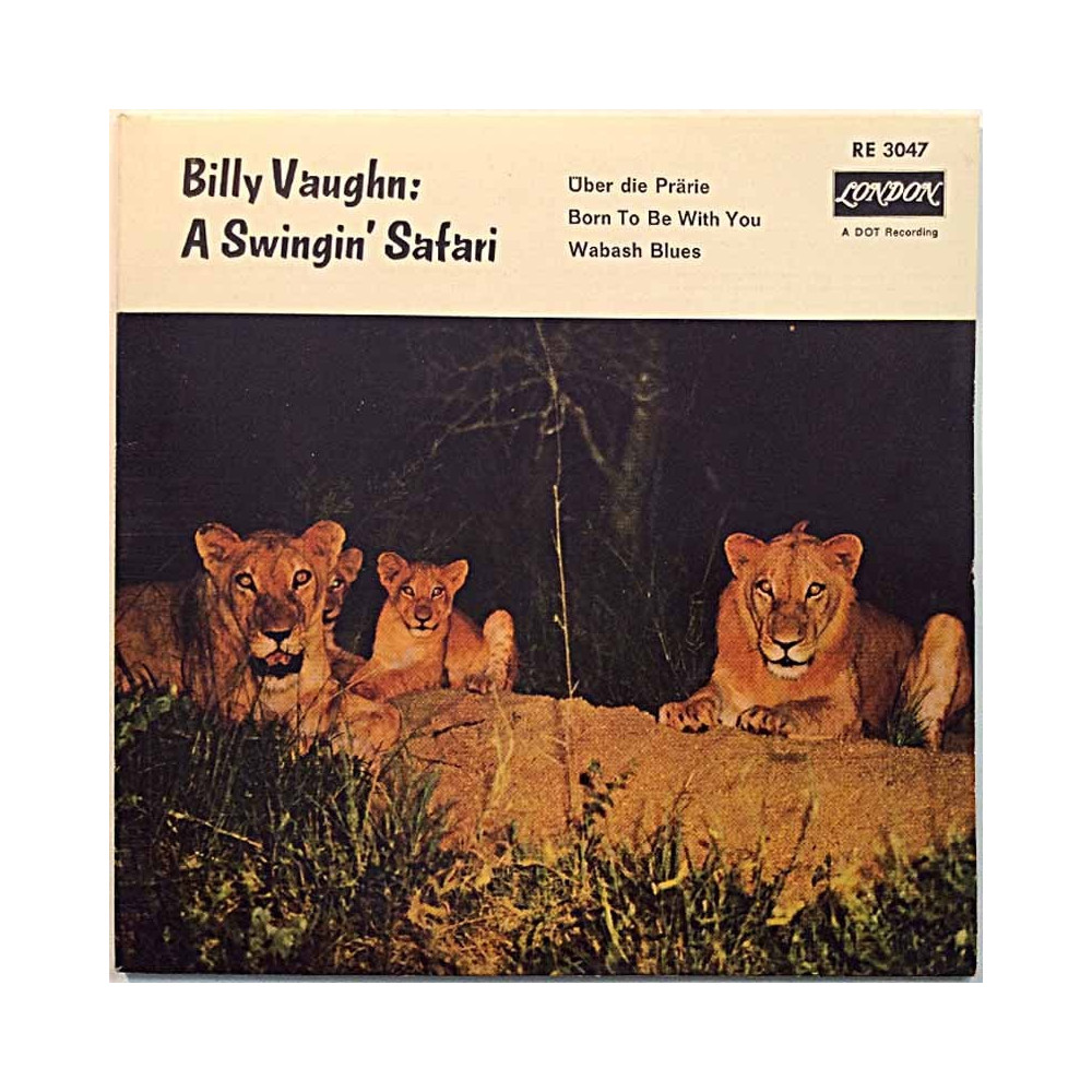 Billy Vaughn And His Orchestra 1962 RE 3047 A Swingin' Safari EP second hand single