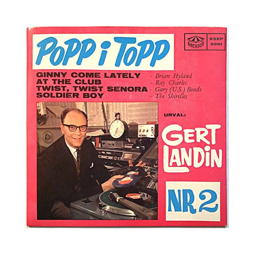 Shirelles, Gary U.S. Bonds, Ray Charles 1962 KSEP 3261 Popp i Top EP second hand single