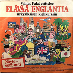Valitut Palat esittelee 1971 LYN 2363 Elävää englantia nykyaikaisen kielikurssin second hand single