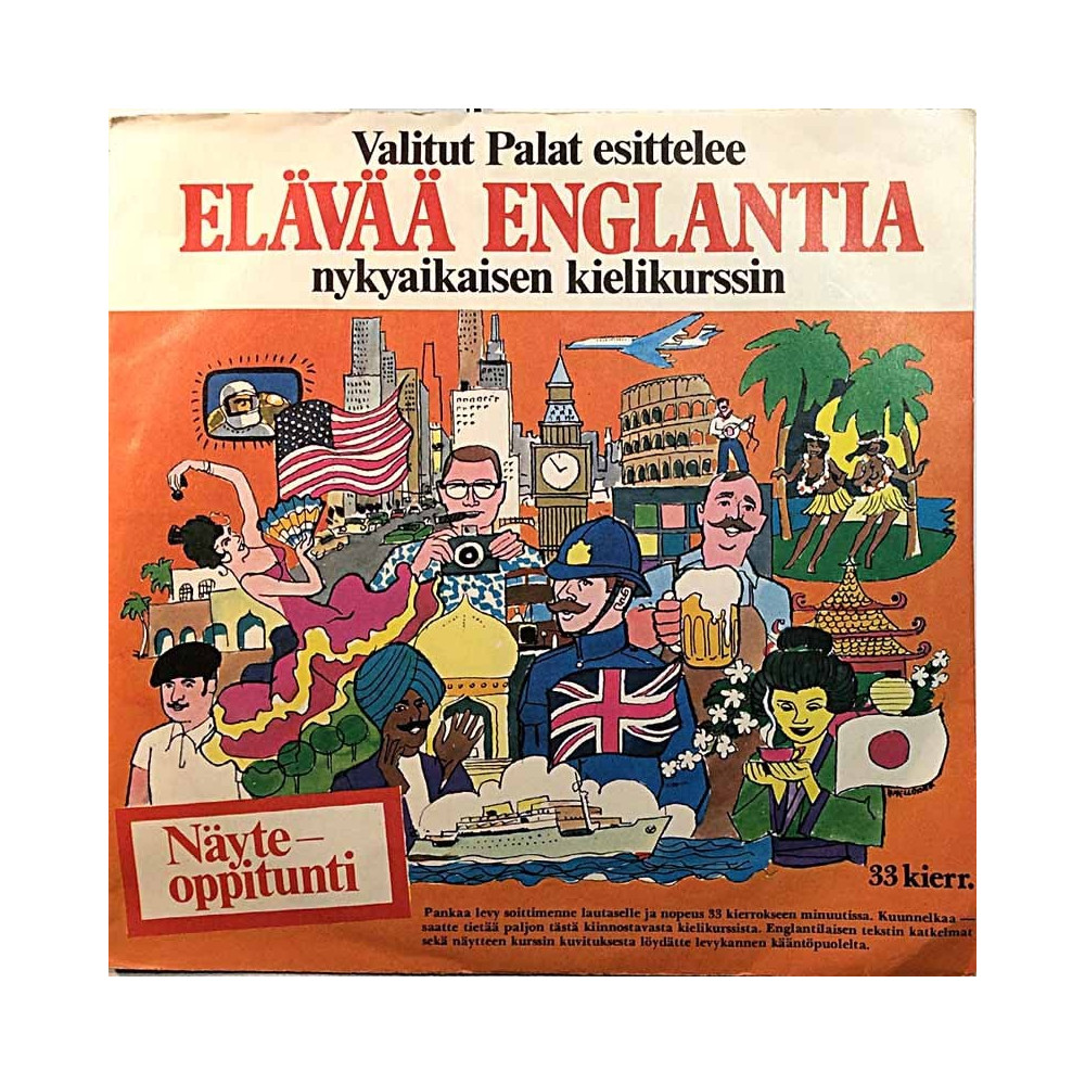 Valitut Palat esittelee 1971 LYN 2363 Elävää englantia nykyaikaisen kielikurssin second hand single