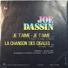 Dassin Joe 1973 CBS 1650 Je T'Aime / La Chanson Des Cigales begagnad singelskiva
