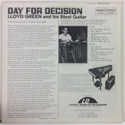 Green Lloyd and his Steel Guitar :  Day For Decision  1966 60L LITTLE DARLIN’ tuotelaji: KLP