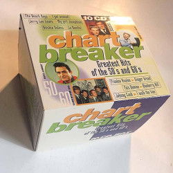 Greatest Hits of the 50’s and 60’s: Chart Breaker 10CD  kansi EX levy EX Käytetty CD