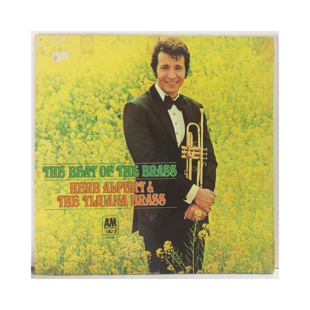 Herb Alpert & Tijuana Brass :  The Beat Of Brass  1968 60L A & M  kansi  VG levy  VG