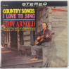 Arnold Eddy :  Country Songs I Love To Sing  1966 COUNTRY RCA  kansi  EX- levy  VG+