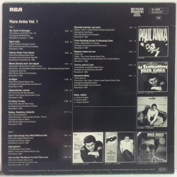 Anka Paul :  Rare Anka vol.1  1962-66 60L RCA tuotelaji: KLP