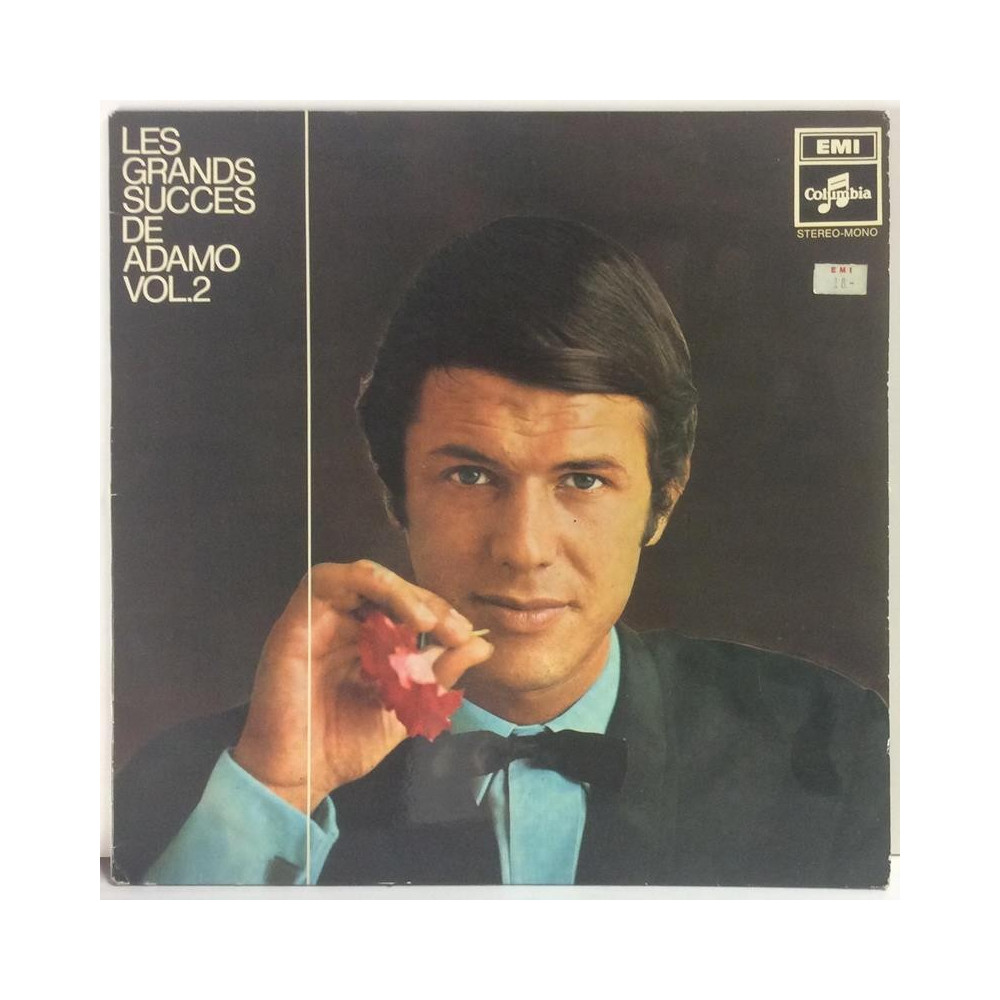 Adamo :  Les Grands Succes De vol.2  1970 70L COLUMBIA tuotelaji: KLP