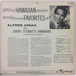 Apaka Alfred :  Hawaiian Favorites  1964 60L DECCA tuotelaji: KLP