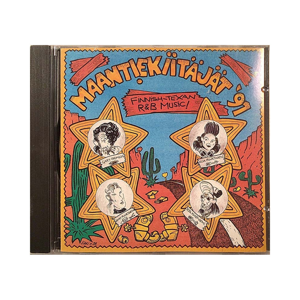 Maantiekiitäjät '91: Finnish-Texas R&B Music  kansi EX levy EX Käytetty CD