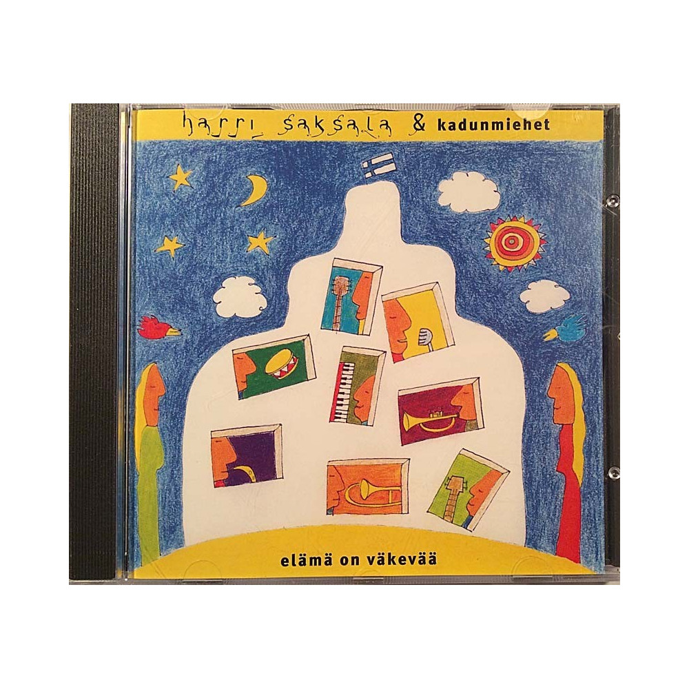 Saksala Harri & Kadunmiehet ?: Elämä On Väkevää  kansi EX levy EX Käytetty CD