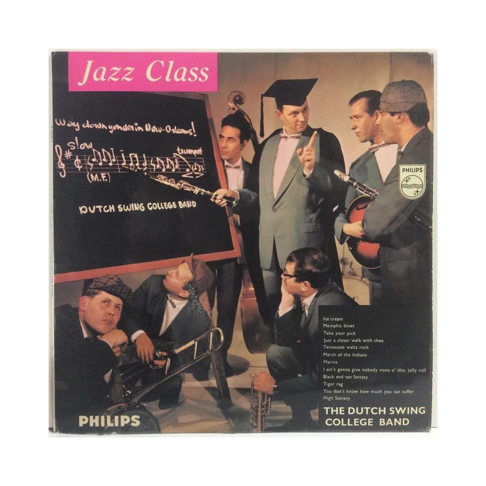 Dutch Swing College Band :  Jazz Class  1960 60L PHILIPS tuotelaji: KLP