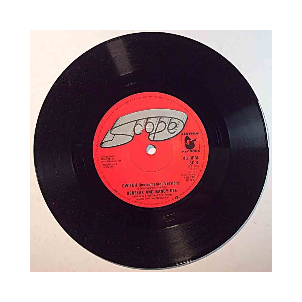 Benelux And Nancy Dee 1979 SC 4 Switch / Switch (Instrumental Version) second hand single