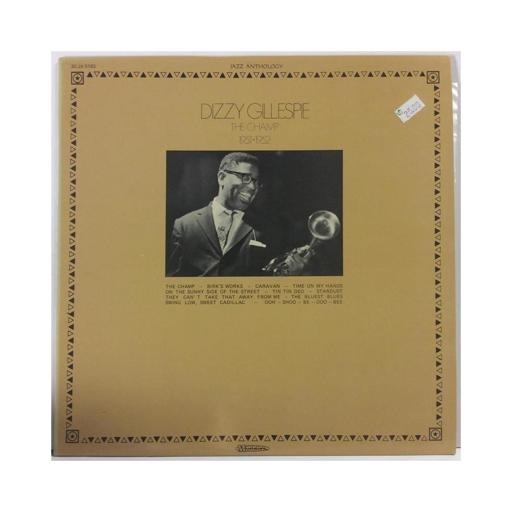 Gillespie Dizzy :  Champ 1951-1952  197? JAZZ MUSIDISC tuotelaji: KLP