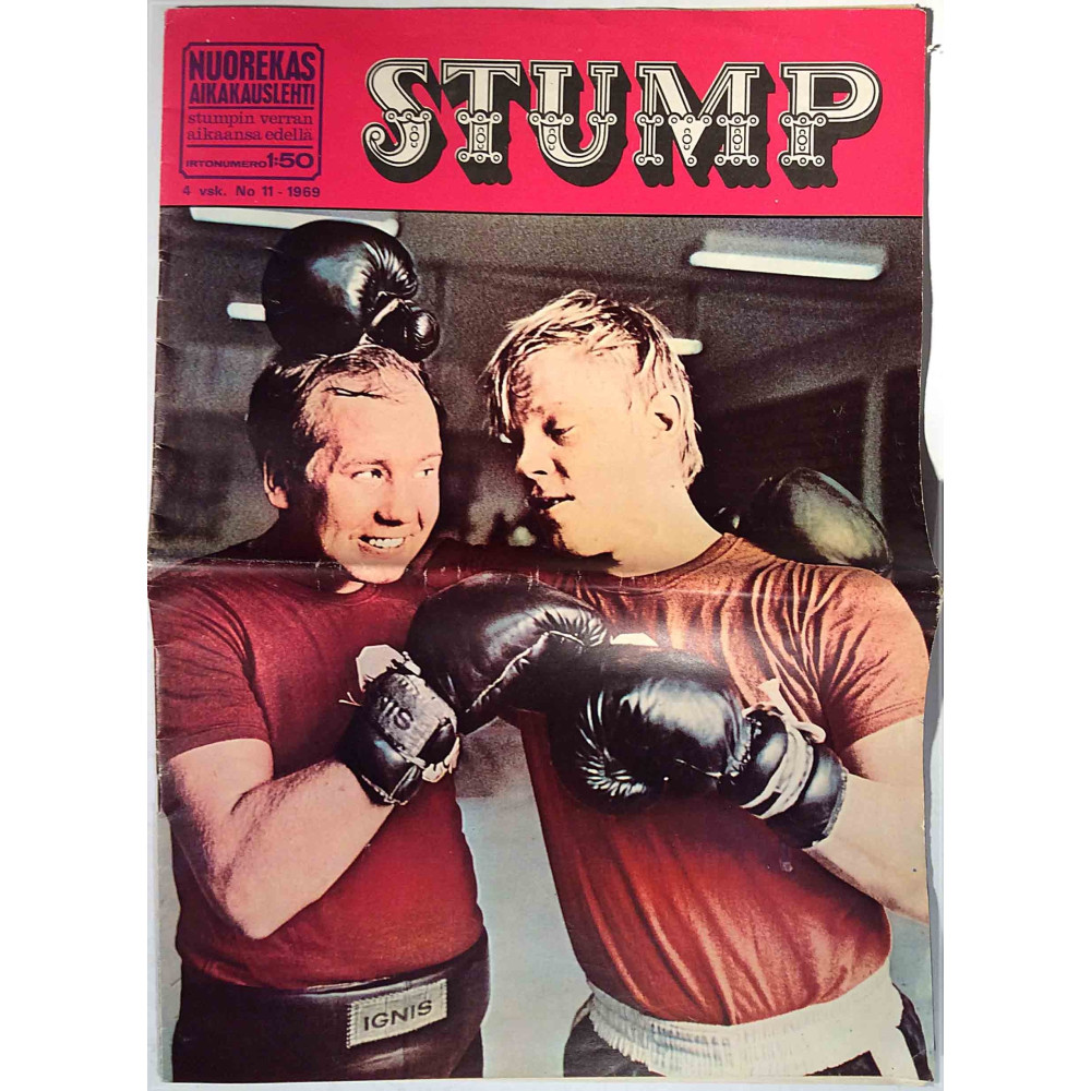 Stump 1969 No 11 Vesku Loiri ei ota turpiinsa! musiikkilehti
